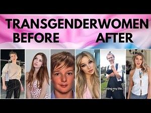 Beautiful Transgenderwomen with their before and after HRT photos