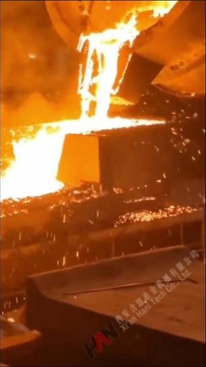 High-Temperature Precision: Steel Ladle Pouring into Continuous Casting Process | HANI Metallurgy