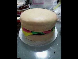 How to make a Hamburger Cake