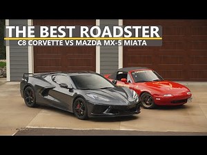 C8 Corvette Review and Comparison Mazda MX5 Miata