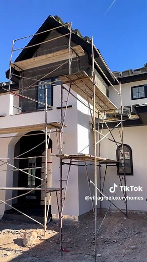 Project Progress | Lakeview Chateau Exciting progress on site! The stucco is on, giving the exterior that elegant look we’ve been envisioning. Inside, walls are textured and painted, filling the home with light and warmth. The spaces already feel open, bright, and beautifully inviting. It’s incredible to watch this dream home come to life step by step. Contact Villagree Luxury Homes to start yours today. #CustomHomeDesign #ColoradoLuxuryHomes #stuccofinish #modernfrenchcountry