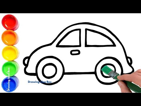 Drawing a Car 🚗 | Fun and Easy Tutorial for Kids with Car Drawing Ideas Box