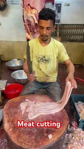 Amazing meat processing skills #shortsfeed