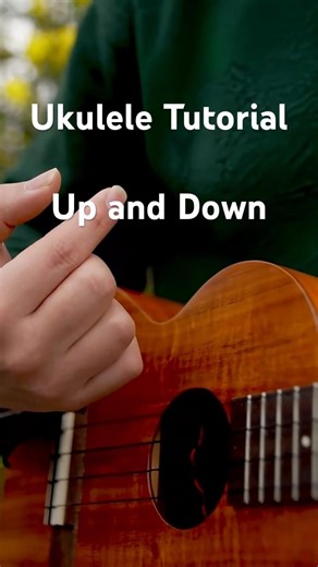 How to play up and down strumming on the ukulele #ukulele #ukuleletutorial #music