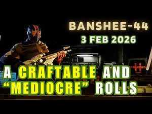 A CRAFTABLE and "MEDIOCRE" rolls - BANSHEE-44 Destiny 2 Gunsmith Official Weapon Inventory Destiny 2