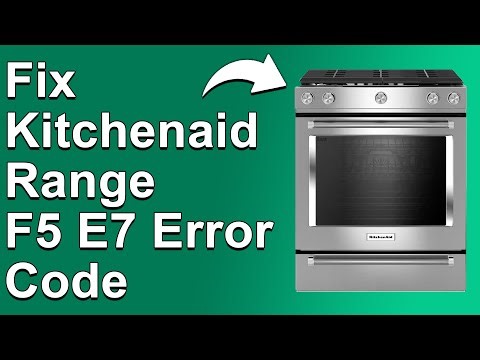 KitchenAid Range F5E7 Error Code (Problem With The Door Latch - Step-By-Step Guide To Fix It!)