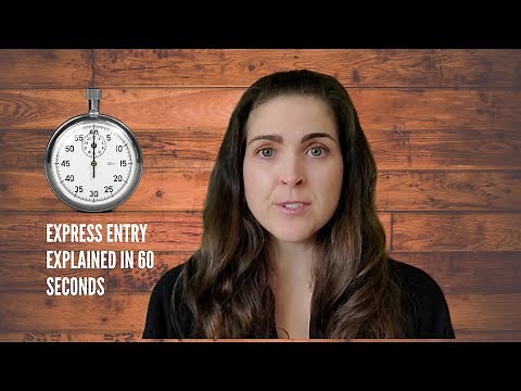 Canada #expressentry explained in 60 seconds