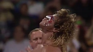 Sgt. Slaughter becomes WWE Champion by dethroning the Ultimate Warrior - Royal Rumble 1991