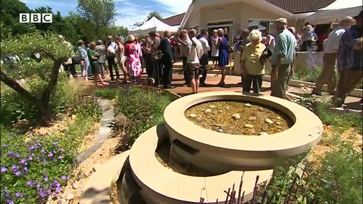 A garden from the RHS Chelsea Flower Show is relocated to the Earl Mountbatten Hospice | BBC Hampshire & Isle of Wight