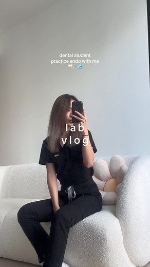 finished our first endodontics practical exam 😮‍💨🤝🏻 dental school lab vlog #dentalstudent #dentalschool #dentistry #dentist #dental #doctor #student