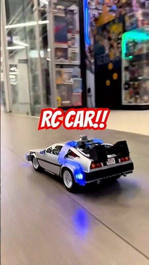 Mini Time Machine! RC DeLorean from Back to the Future! #shorts #backtothefuture #80s
