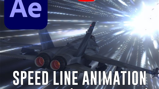 【After Effects Tutorial】SPEED LINE ANIMATION TUTORIAL (ELEMENT 3D) 快速线条使用方法E3D