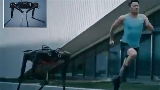 Watch robot dog even Usain Bolt can't outrun as it sprints 100m in under 10secs