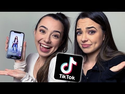 Making Veronica's First Tik Tok - Merrell Twins Live