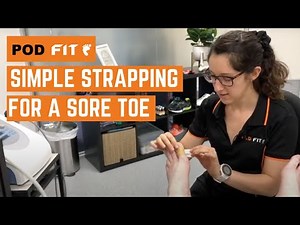 Bunions - A Simple Strapping For A Sore Toe