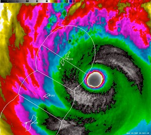 57K views · 338 reactions | The eye of Super Typhoon Yutu is now...