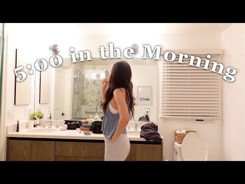 Waking up at 5AM: morning & night routine, back to school vlog, desk makeover