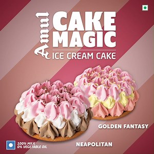18 reactions · 3 comments | Amul Ice cream cakes are so cool, unique and delicious, you'll want to finish it all yourself. Isn't it good then, that you'll only have to share it with just a select few of your loved ones? #lockdown #birthday #Amul #icecream #cake | Amul Icecream | Facebook