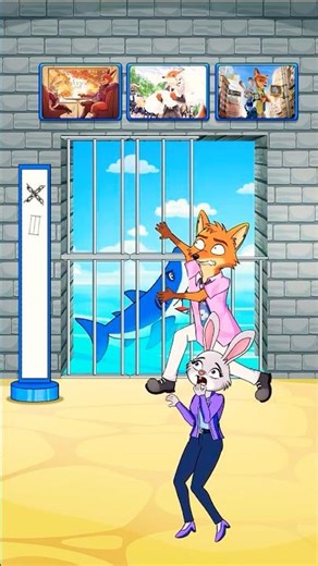 SHARK ATTACK! 🦈 Can JUDY and GAZELLE Dance To Save Their Lives?