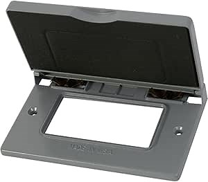 Greenfield CGFIHPS Series Weatherproof Electrical Outlet Box Cover, Gray