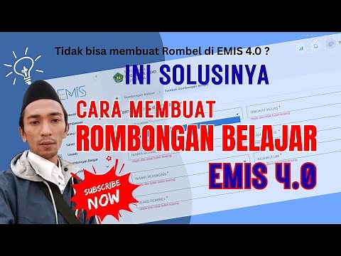 CARA MEMBUAT ROMBONGAN BELAJAR DI EMIS 4.0 UPDATE TERBARU #emis4 #kemenag