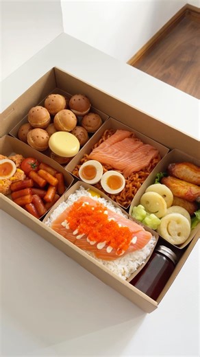 Make lunchbox for my bestie #asmr #food #lunchbox #asmrfood #lunch #satisfying #bestie