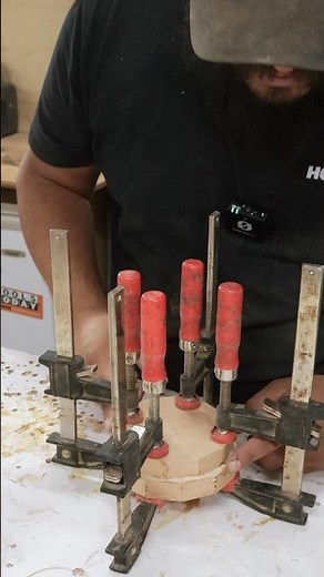 Segmented turning for beginners. Glueing up your segmented blank. #woodturning #woodturningtools