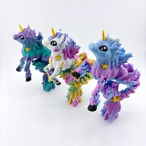 Mermaid Unicorn Sea Horse | 3d Printed Articulated Flexi Sensory Fidget Toy - Etsy