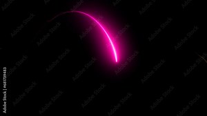 Light lines for video background, light line animation four options in 4K.