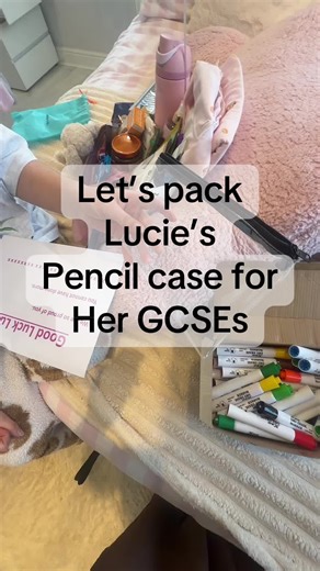 What Lucie is putting in her pencil case for Mondays GCSE season. Has she forgotten anything? #gcses #examseaon #gcsepencilcase #pencilcase #gcse2026