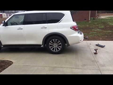 Install Tow Hitch - Nissan Armada