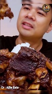 ASMR Mukbang Korean spicy beef ribs, rice, Lobster, crab #asmr #asmrsounds #mukbang #shorts #food