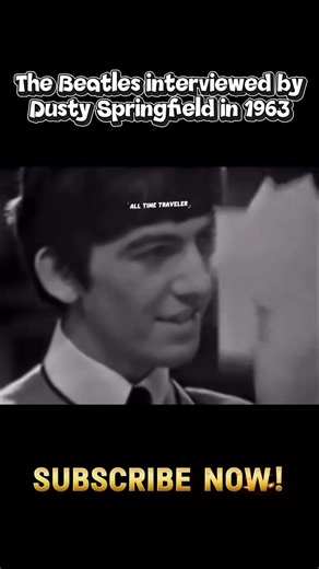 George Harrison interviewed by Dusty Springfield in 1963 🗣️🎶 #johnlennon #paulmccartney #georgeharrison #ringostarr #icon #legend #dustyspringfield #interview #alltimetraveler | All Time Traveler