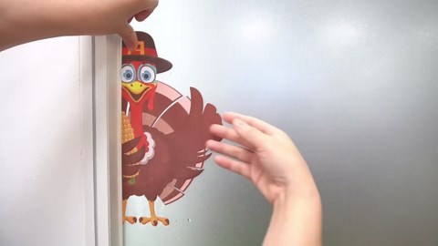 148 PCS Fall Window Cling Sticker, Thanksgiving Autumn Harvest Colorful Leaf Pumpkin Turkey for Home Party Supplies Shop Window Glass Display Decoration