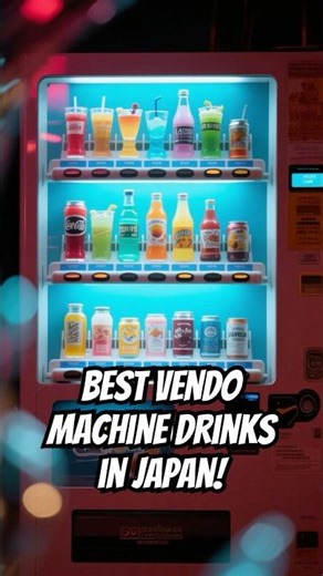 Most Popular Vending Machine Drinks in Japan 🥤🇯🇵 #konbini