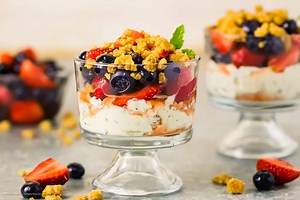 Berry Parfait with Greek Yogurt