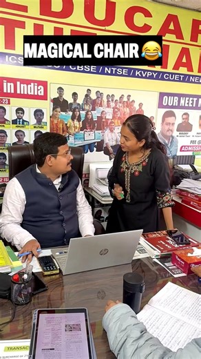 Magical Chair😆 #shorts #funny #office #fun #games #song #trending #comedy