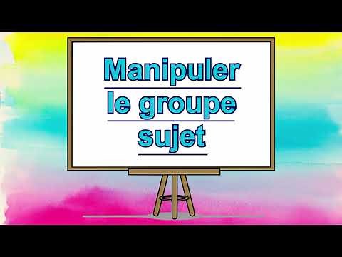Manipuler le groupe sujet. GRAMMAIRE EXPRESS. Niveau CE1.