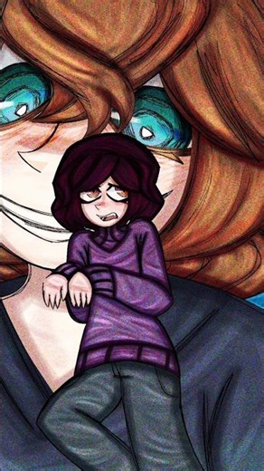 [SPEEDpaint] That's how Mitchell always feels about Louft... 🫪 #timelapsedrawing #originalcharacters