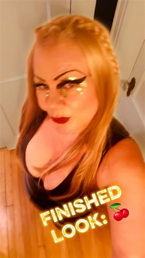 Tonya Knudsen on Instagram: "@miss_tonya_loves_eyeliner Presents: Look: 🍒 … How to do the look + where it went: Svmmon Dark Dance Night @svmmonnight @talon_brooklyn … #makeuphacks #nycnightlife #altgirl"