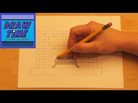 How to Draw a Fireplace