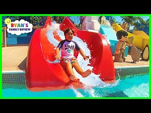 Legoland Water Parks Ride and Aquarium for kids with Ryan's Family Review!!! - Videos For Kids