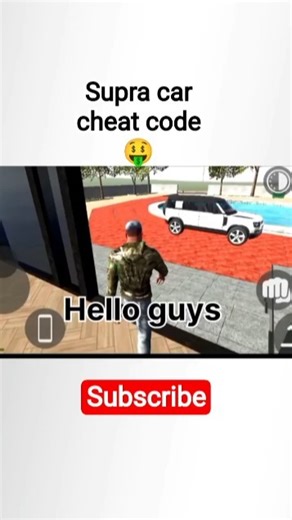 Supra car cheat code🤑 #shorts #viral #3dindianbikesdriving3dgameindianbikedriving