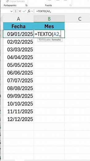 Extraer El Mes De Una Fecha En Excel