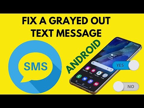 Text messaging box grayed out, can't send text messages, fix