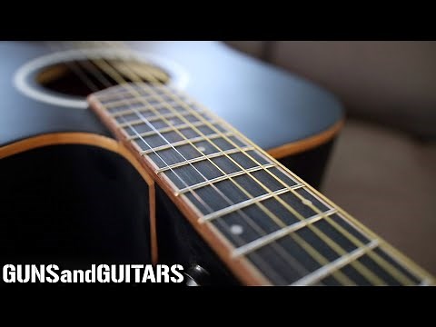 Probably the BEST Acoustic UNDER $150 (Vangoa Matte VCE-1 Acoustic Electric Guitar review/demo)