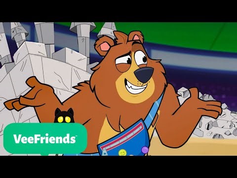 The Big Building Battle! | Vee Friends 🐈‍⬛ | Funny Animal Cartoons For Kids