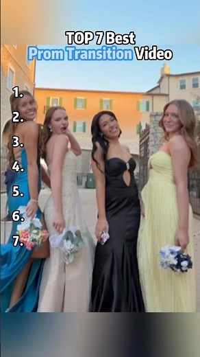 TOP 7 Best Prom Transition Video.I can't wait to see your graduation evening dresses. #prom #shorts
