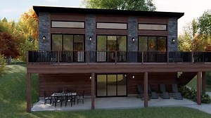 4.6K views · 74 reactions | Looking for a lake house plan? Relax on the deck of this 1,014 sq. ft. Lake house plan. Plan 963-00419 has 2 bedrooms, 1 bathroom, a kitchen island, a game room, and lots of windows. Visit our website to learn more about this lake house plan: https://buff.ly/37G57w0 View additional lake house plans here: https://buff.ly/30NbXNg | America's Best House Plans | Facebook