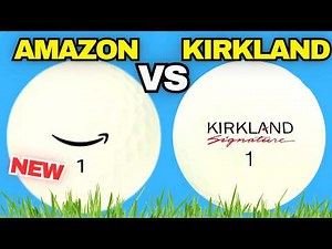 NEW Amazon Basics vs Kirkland Golf Ball! (CUT OPEN!)